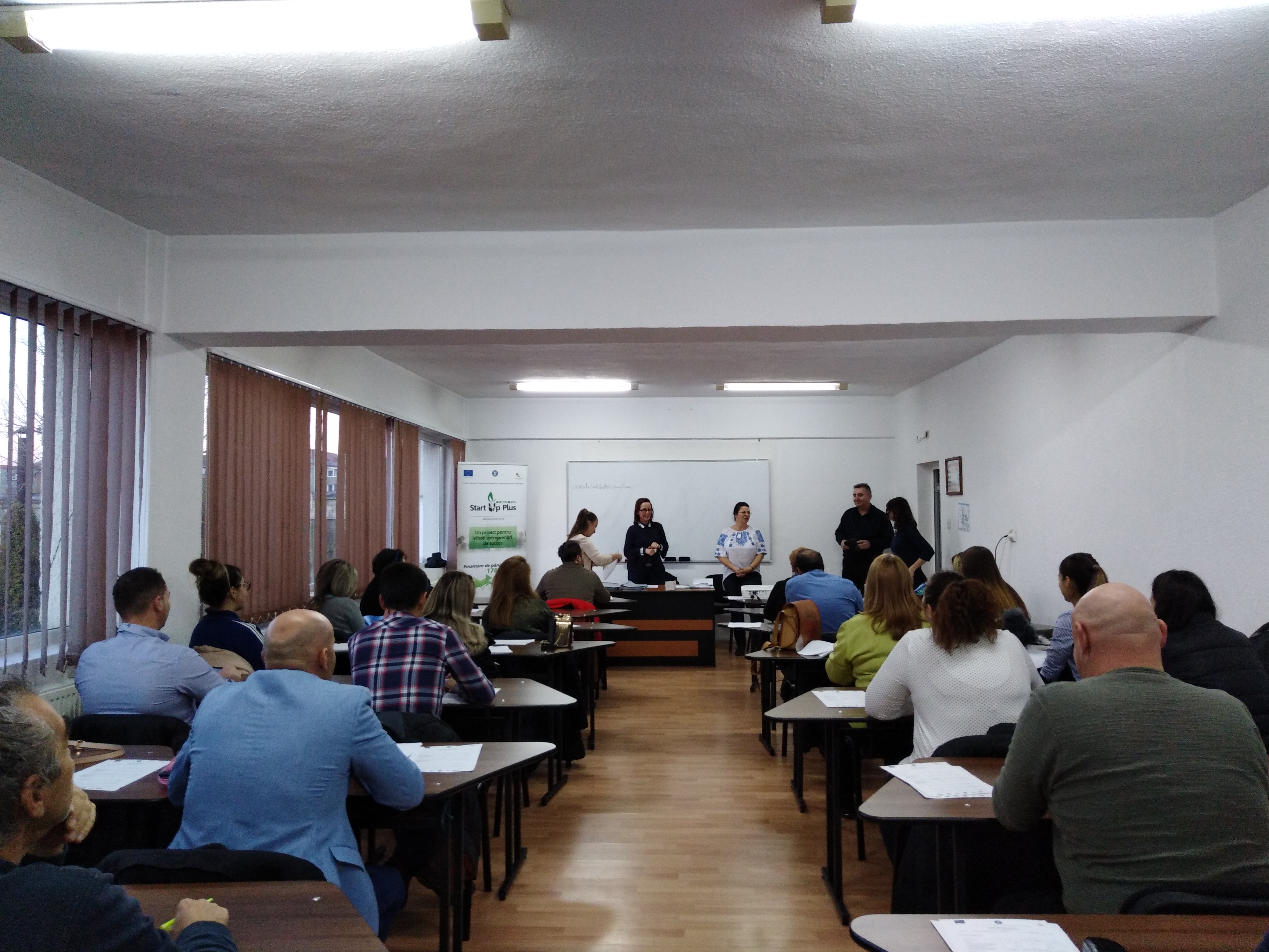 A avut loc ultimul examen pentru Cursul de competențe antreprenoriale organizat la Bistrița